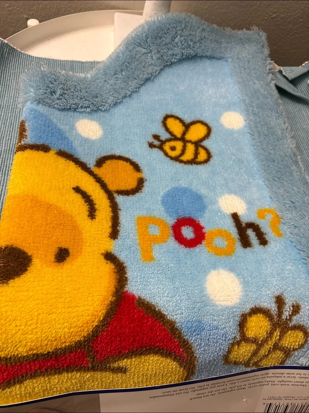 Winnie the Pooh, U SHAPED bathroom rug mat